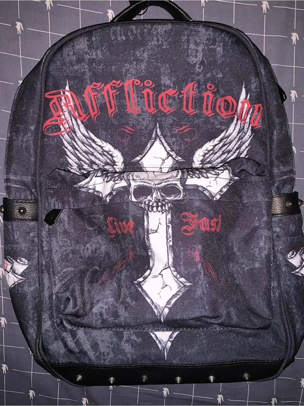 Affliction Live Fast Backpack One Size